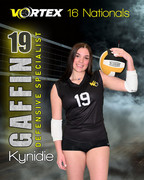 Vortex Volleyball Club 2025:   Kynidie Gaffin 