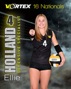 Vortex Volleyball Club 2025:   Ellie Holland (Ellie)